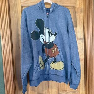 Blue Mickey Mouse Women's Hoodie Preowned
